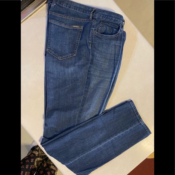 Eddie Bauer Boyfriend Slim Jeans size 12 Tall - Picture 3 of 13